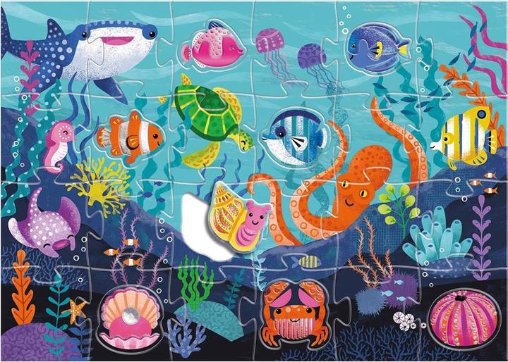 Actual product image Djeco Puzzle Tactilo Sea 32 pieces (32 pieces)