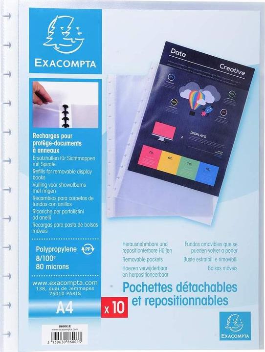 Immagine prodotto Exacompta Manicotti di ricambio (A4, 10 x)