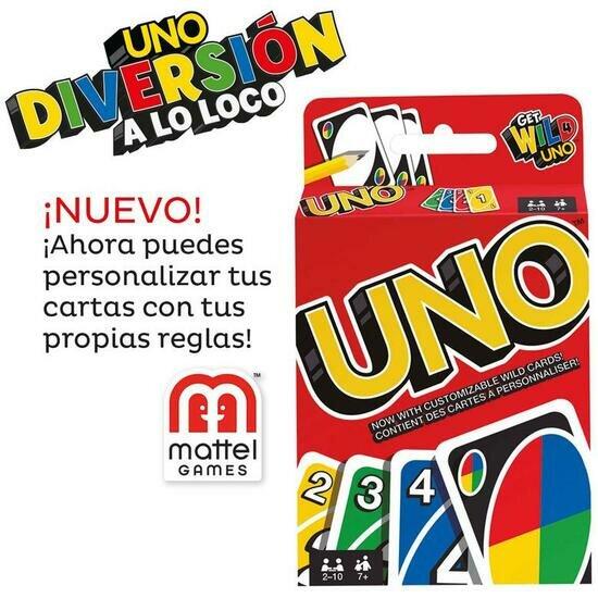 Actual product image Mattel Games UNO card game (English, 2 - 10 Players)
