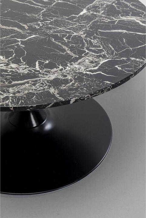 Image du produit Kare Design Couchtisch Schickeria Marmor Schwarz Ø80cm