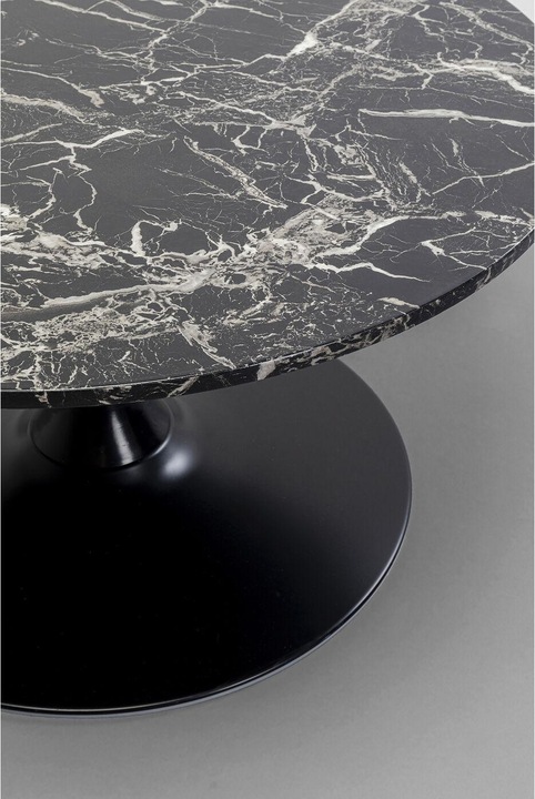 Produktbild Kare Design Couchtisch Schickeria Marmor Schwarz Ø80cm