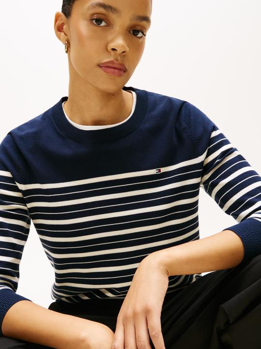 Image du produit Tommy Hilfiger Pull Fin GG Manches Longues C-NK SWT (L)