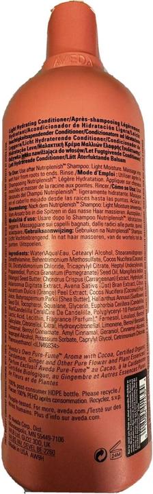 Produktbild Aveda Light Nutri-Plenish Cond Bb 1000ml (Körperlotion, 1000 ml)