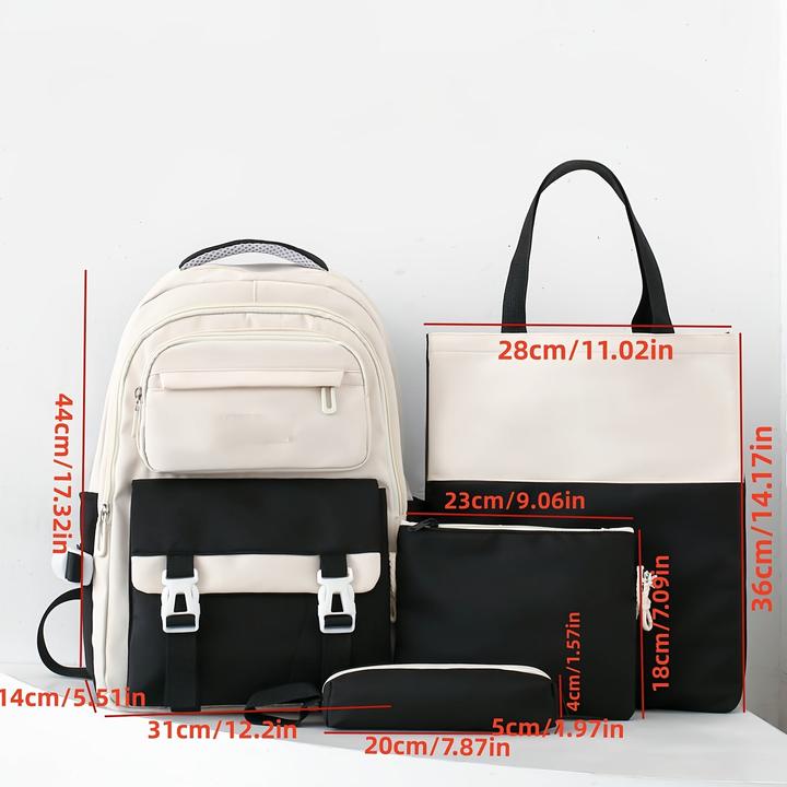 Produktbild Only-Bags.Store Trendiger Rucksack, leicht, tragbare Tasche, Schulranzen für Studenten, beinhaltet