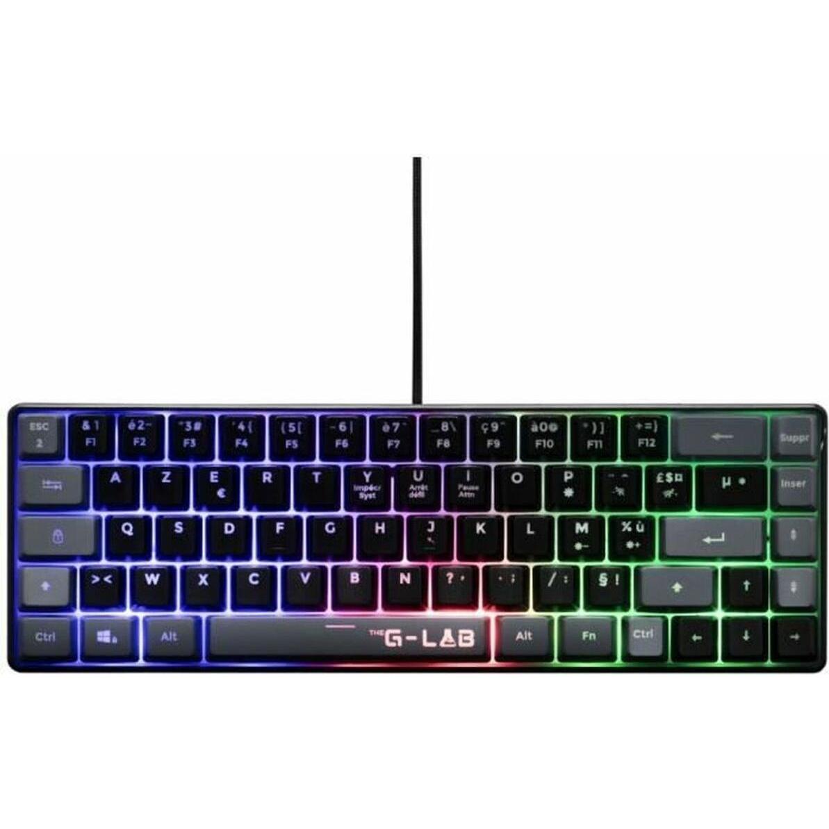 The G-Lab Chiave Idro BKG - RGB/Filaire (FR), Tastiera, Nero