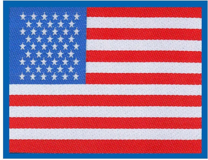 Produktbild Generic Stars & Stripes Patch gewebter Stoff Aufnähen