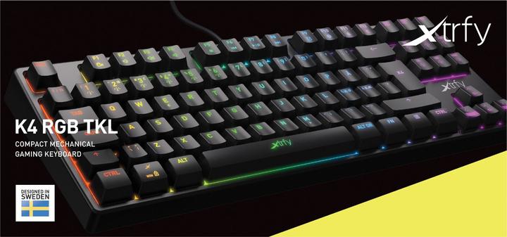 Actual product image CHERRY xtrfy K4 RGB Tkl (Swiss, Cable)