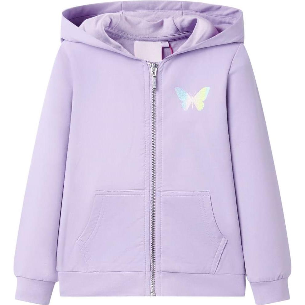 Vidaxl Ragazzo Viola Bambini, Felpa + Maglione, Kinder-Kapuzenpullover, (92)