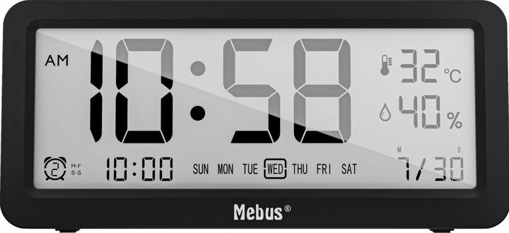 Actual product image Mebus 25819 Quartz alarm clock digital