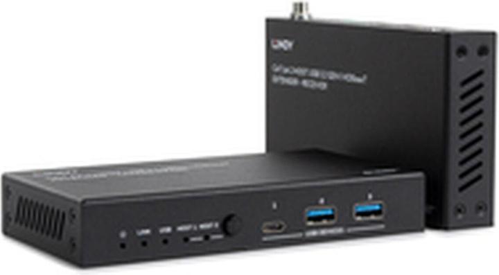 Actual product image Lindy 100m Cat.6A 2 Host USB 3.2 (USB-A)