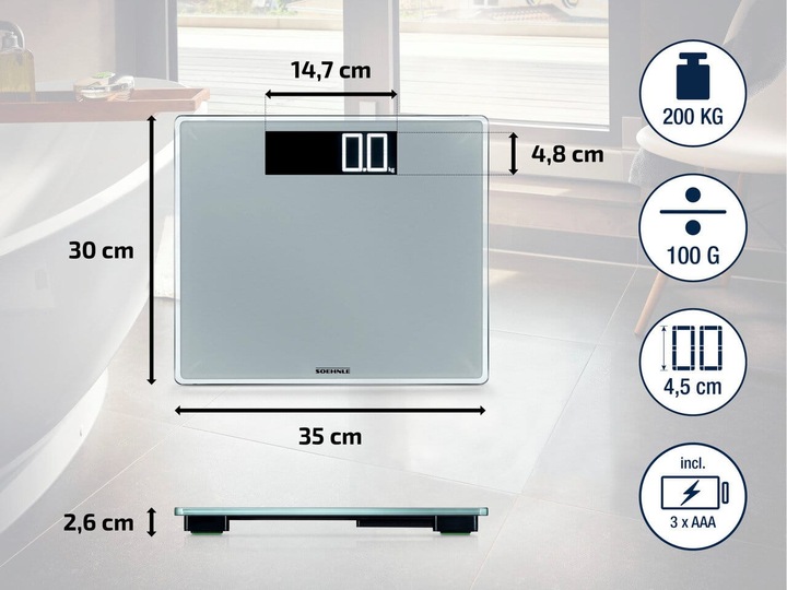 Produktbild Soehnle Style Sense Comfort 600 (200 kg)