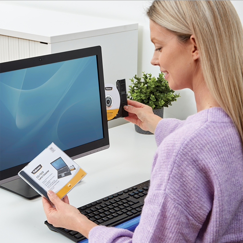Actual product image Fellowes CD-/DVD drive cleaner