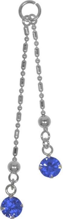 Produktbild Bijouteria Bauchpiercing-Anhänger (Kristall, Silber 925)