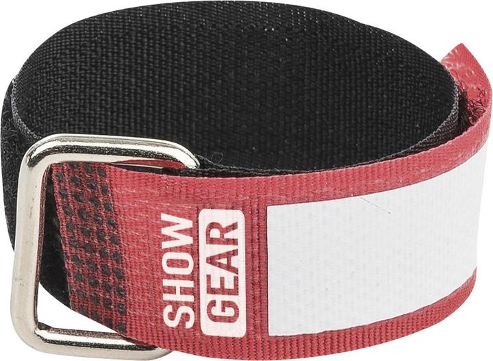 Actual product image Showgear Snap Fastener 20x200 Red 10 pieces (Velcro cable ties, 200 mm, 10 pcs.)