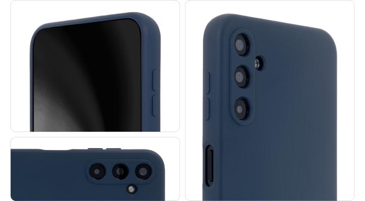 Actual product image Tecto Shield Silicon Soft Case for Samsung Galaxy S23 FE dark blue (Samsung Galaxy S23 FE)