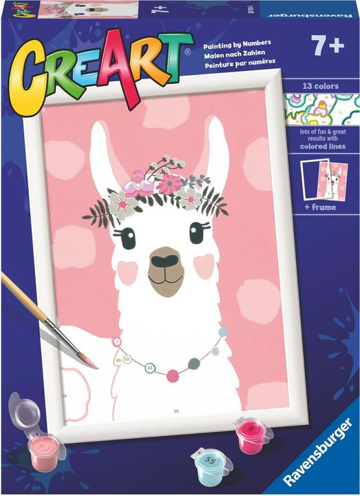 Actual product image Ravensburger CreArt No Drama Lama