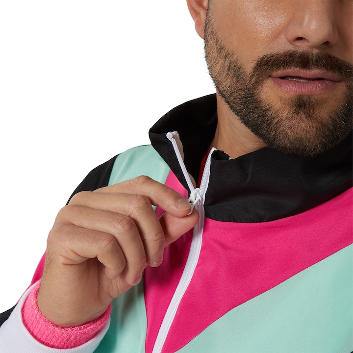 Actual product image tectake Men's Fancy Dress Costume - Retro Tracksuit (M)