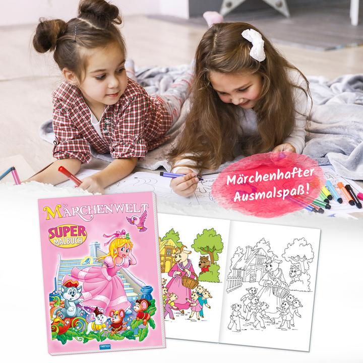 Produktbild Supermalbuch Märchenwelt