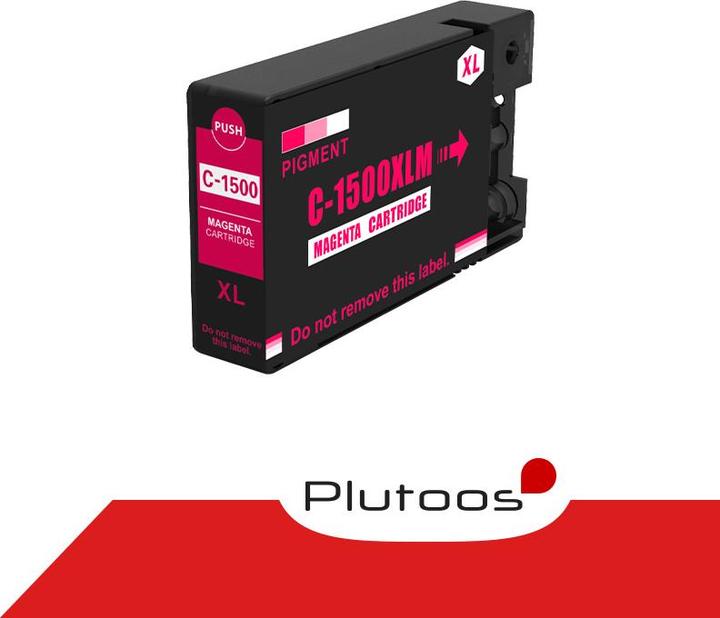 Actual product image Plutoos Canon PGI-1500 Cartridge XL, Magenta (M)