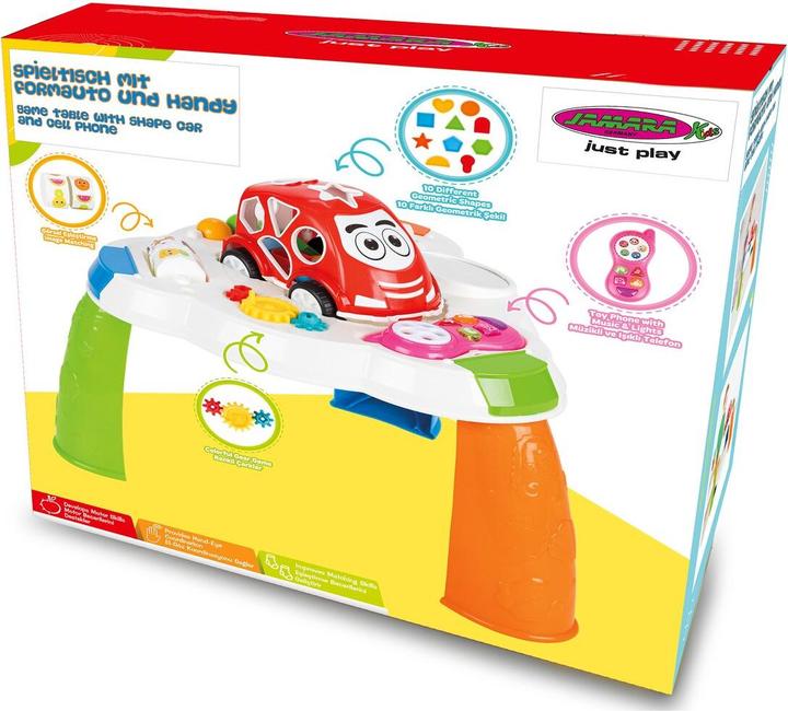 Actual product image Jamara Game table with shape car and cell phone