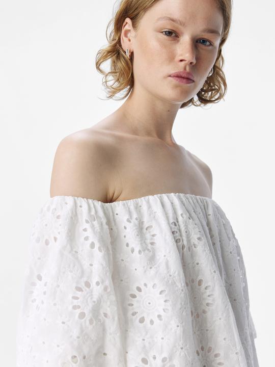 Produktbild Object Broderie Anglaise Midikleid (40)