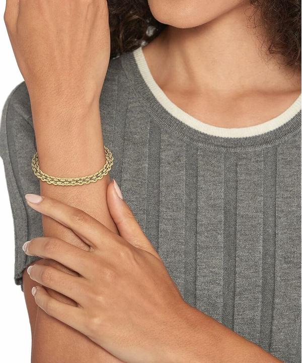 Image du produit Tommy Hilfiger Bracelet Distinctive Intertwined Circles plaqué or 2780842 (18 cm, Acier inoxydable)