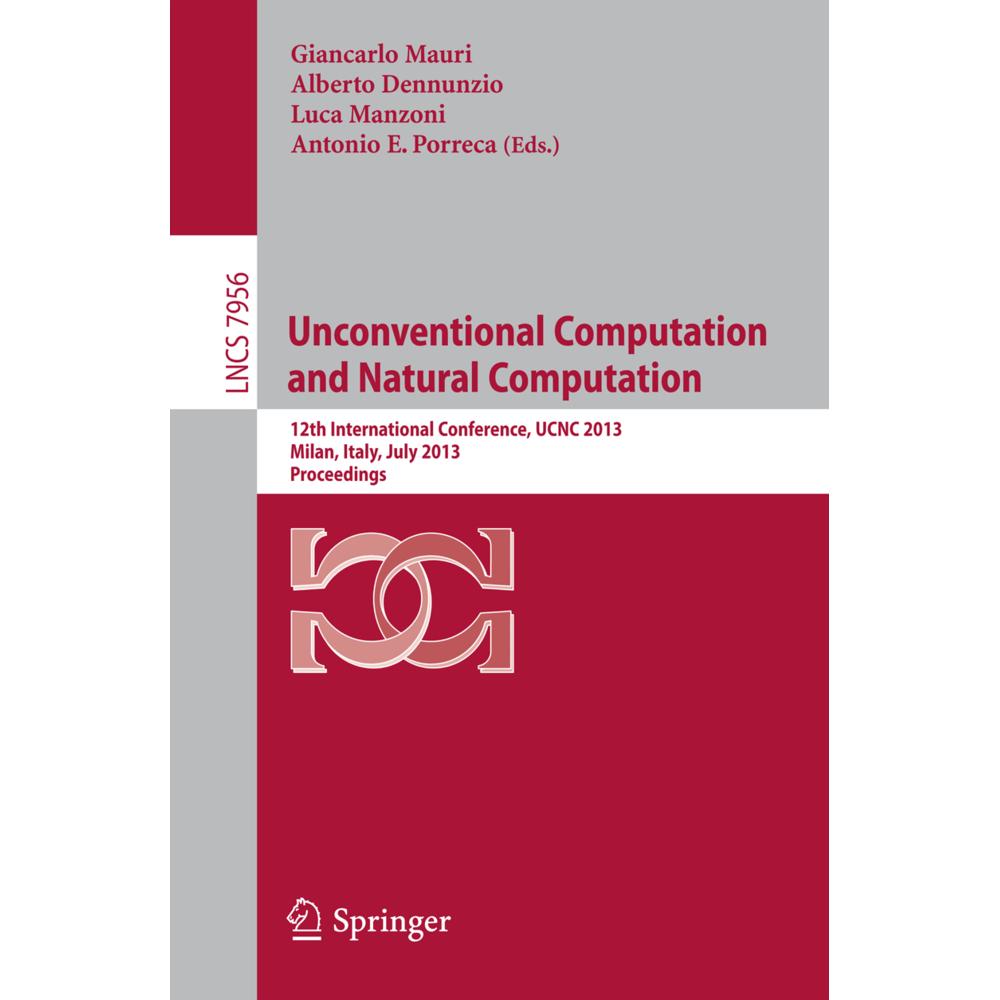 Unconventional Computation and Natural Computation, Fachbücher von Luca Manzoni, Alberto Dennunzio, Giancarlo Mauri, Ant...