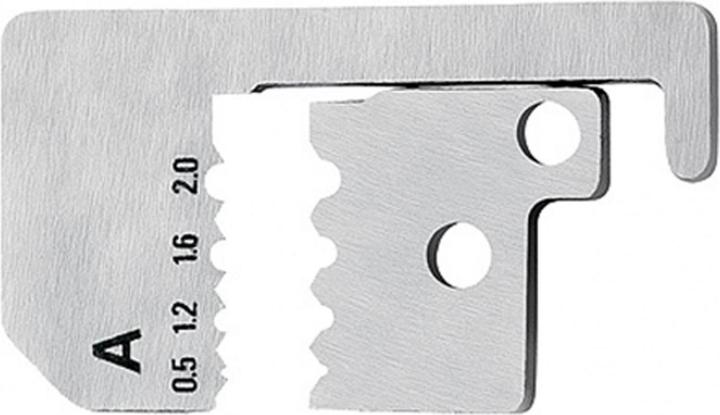 Actual product image Knipex 1 pair of spare blades for 12 11 180 (45 mm)