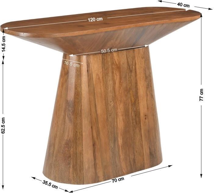 Image du produit SIT Möbel Mango Natural (120 x 40 x 77 cm)