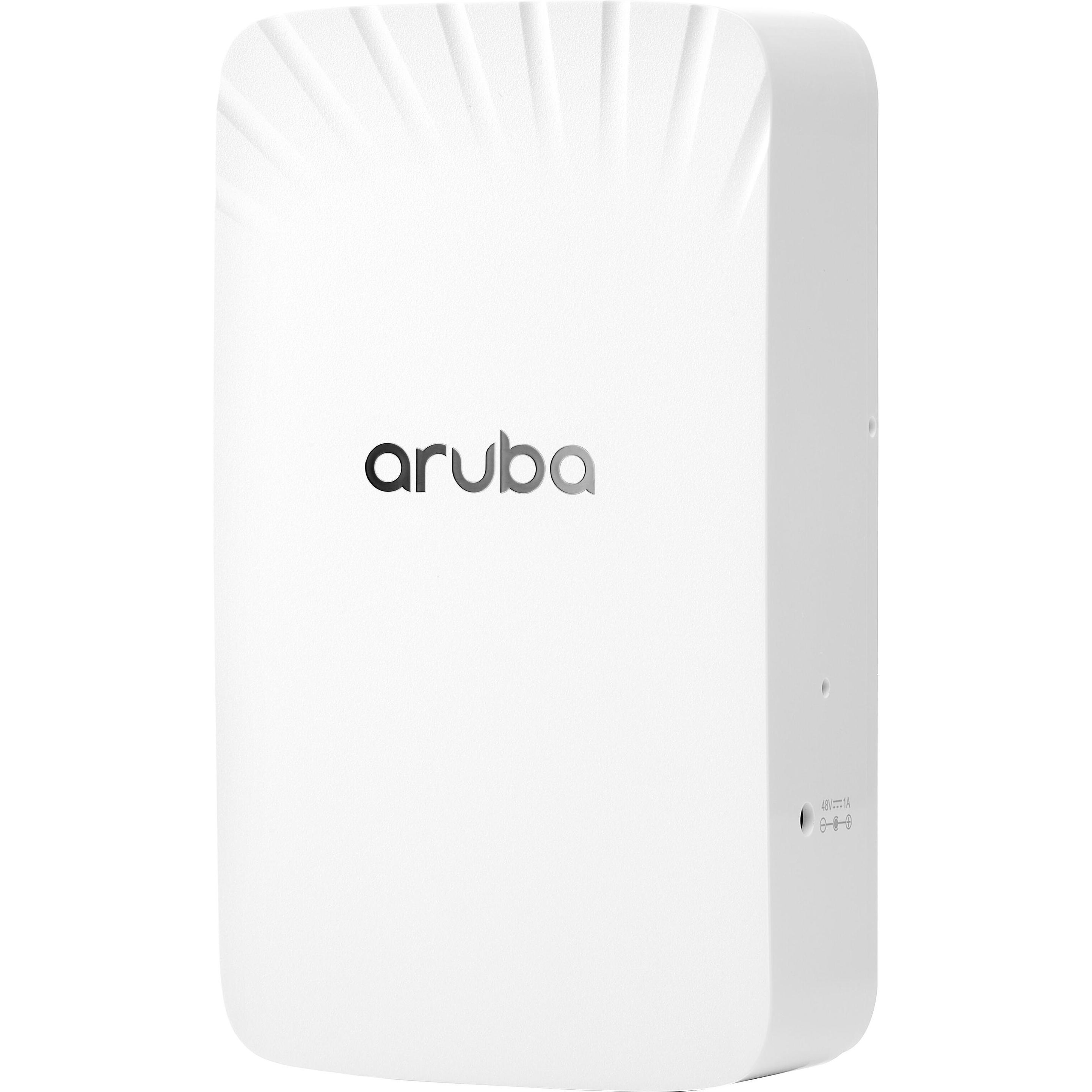 Thumbnail - HPE E Aruba AP-505H Access Point, RW, Dual Radio, 802.11ax, Unified Hospitality, with 1+4 Ethernet (1200 Mbit/s), Access...
