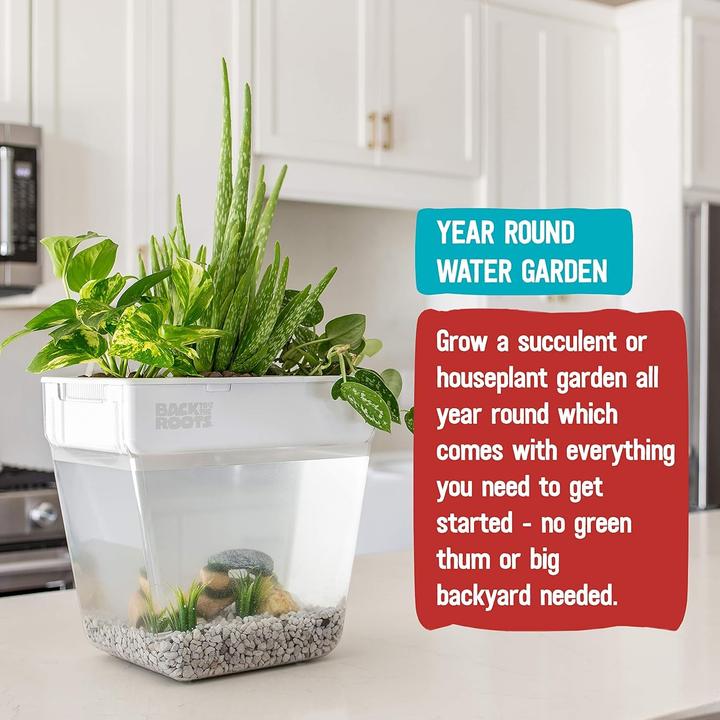 Actual product image Back to the roots voor kruiden, microgreens, bamboe, vetplanten en kamerplanten, groen, 3 gallons