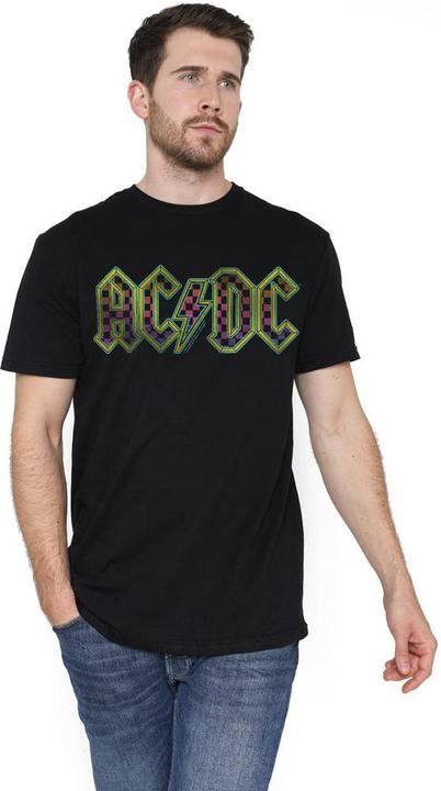 Immagine prodotto AC/DC Maglietta Logo a Scacchiera Gradiente Uomo (XXL)