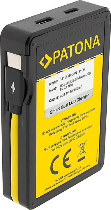 Produktbild Patona Smart Dual (Kamera Akku Ladegerät)