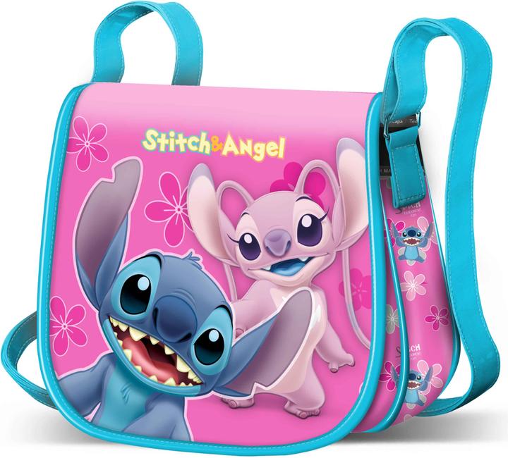 Immagine prodotto Karactermania Disney-Mini Muffin Borsa a tracolla, 16,5 x 16,5 cm, Rosa Stitch, Taglia unica, Mini Muffin Borsa a