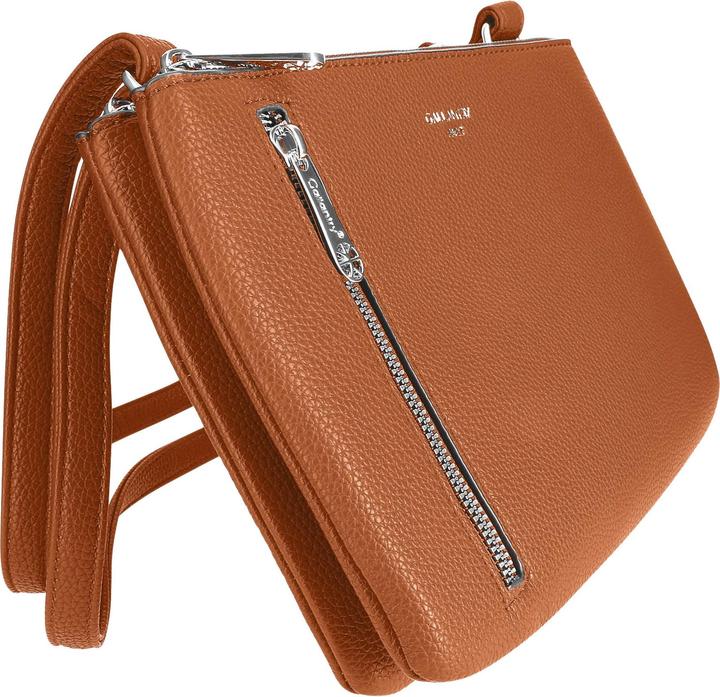 Produktbild Gallantry Schwarze Handtasche aus genarbtem
