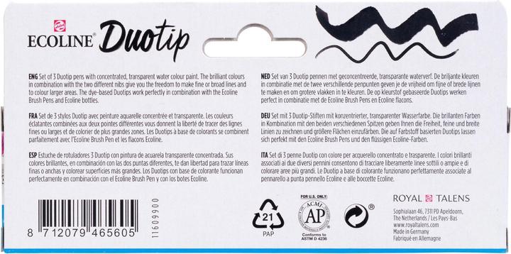 Produktbild Talens ECOLINE DUOTIP - Farbstifte Set (3x)