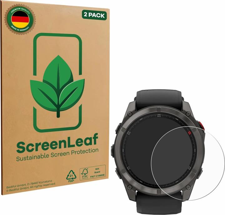 Actual product image ScreenLeaf Screen Protector sustainable Screen Protection, clear, anti-scratch