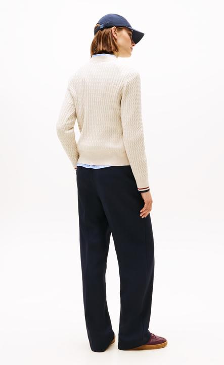 Produktbild Tommy Hilfiger Co Cable Fine Gg C-Nk Ls Swt (XL)