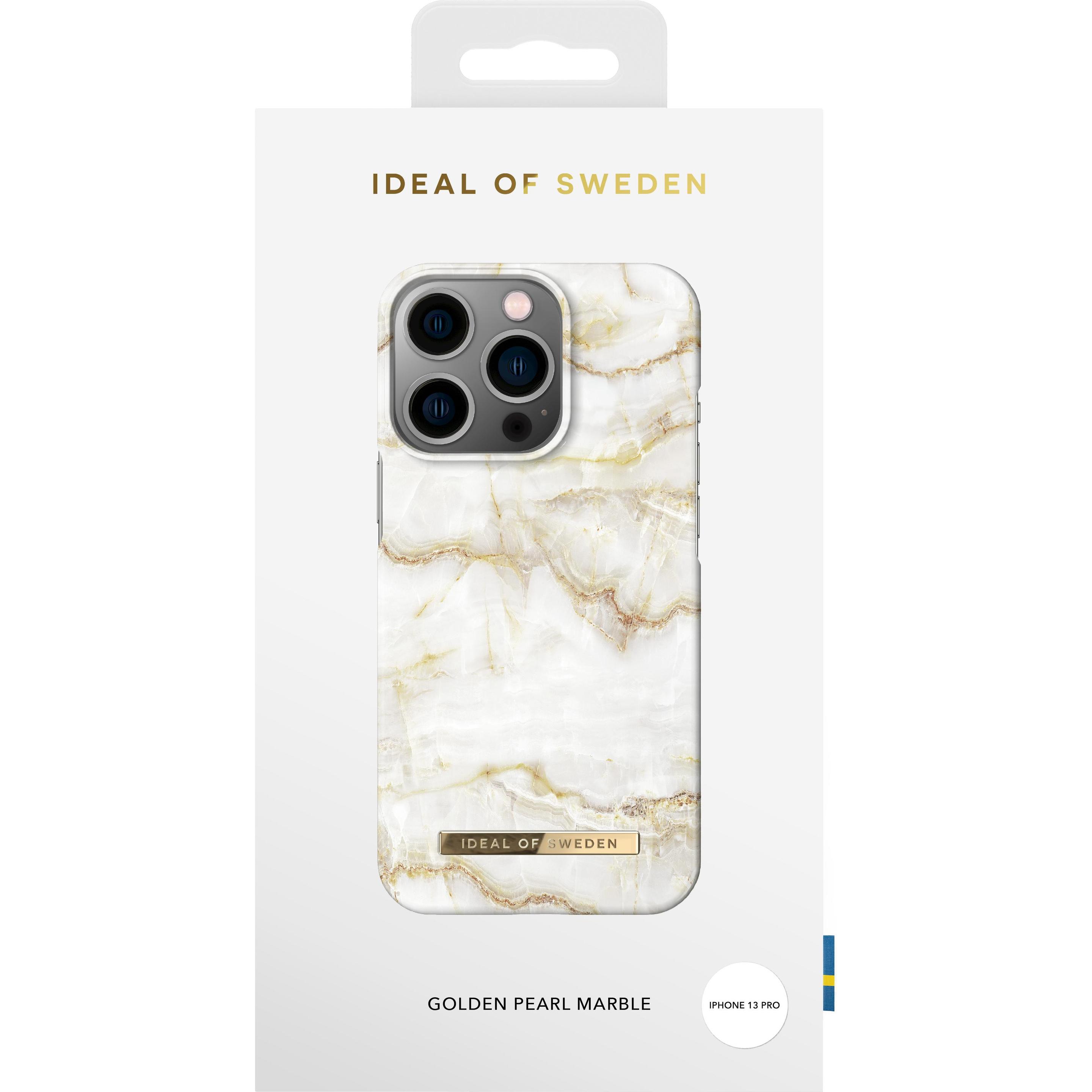 Thumbnail - iDeal Of Sweden Designer Hard-Cover Golden Pearl Marble (Apple iPhone 13 Pro), Smartphone Hülle, Gold