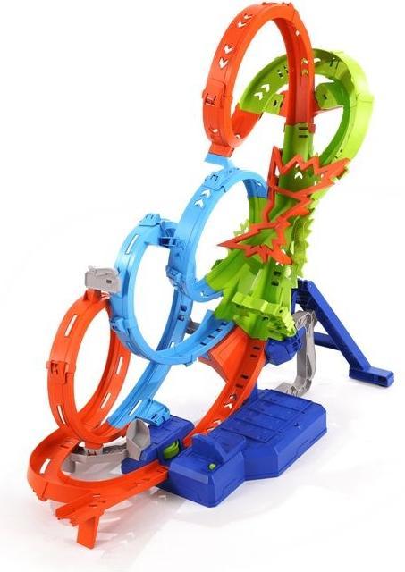 Immagine prodotto Hot Wheels Azione 4 Loopings Crash Danger