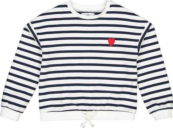 Actual product image La Redoute Collections Striped sweatshirt with round neckline (140)