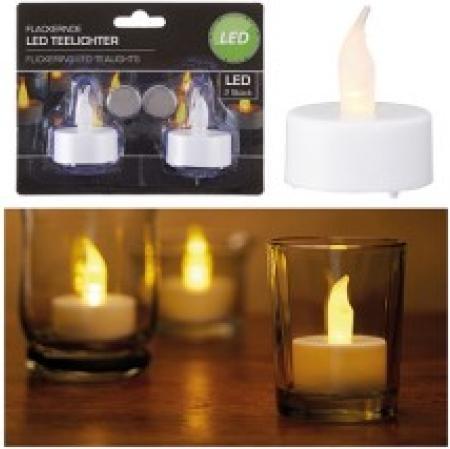 Produktbild Trend-24 LED Teelichter 2er Set, inkl. Batterie, 4x3cm (2 x)