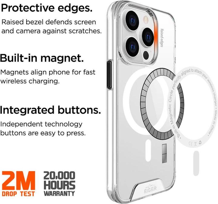 Actual product image Eiger Glacier MagSafe Case (Apple iPhone 14 Pro)