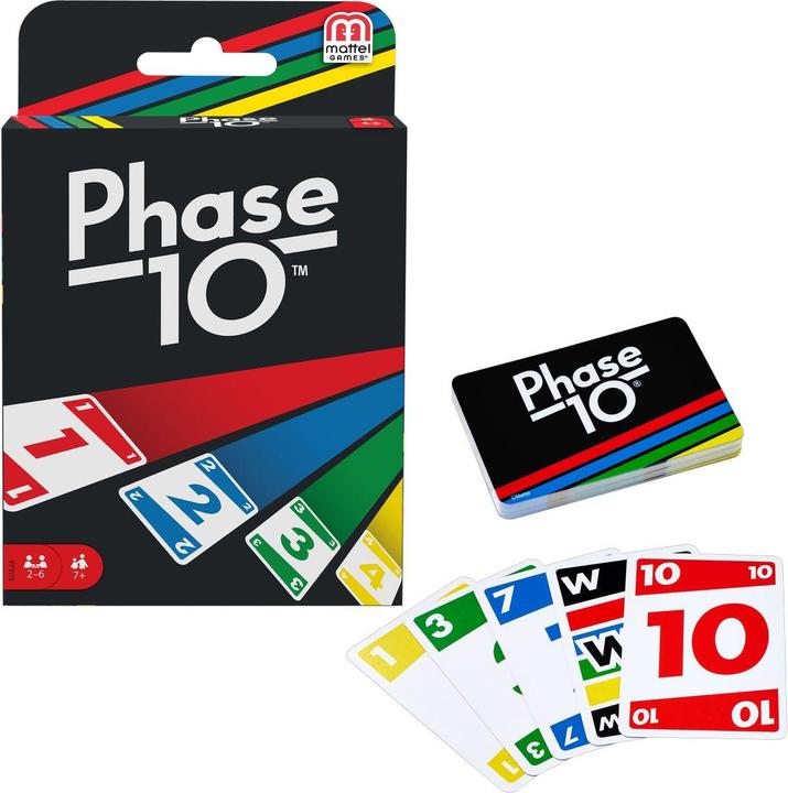 Immagine prodotto Mattel Games Gioco di carte Fase 10 (Tedesco, 2 - 6 Giocatori)