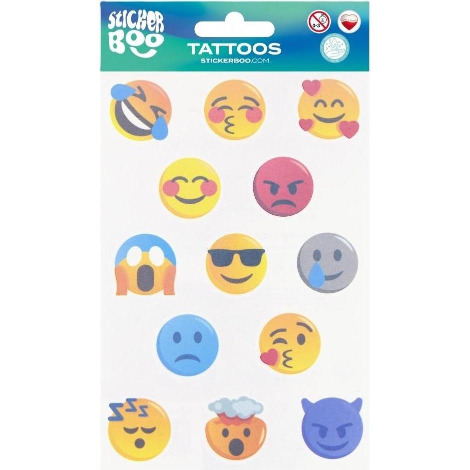 Sticker Boo Emoji-Tattoos (48997996)