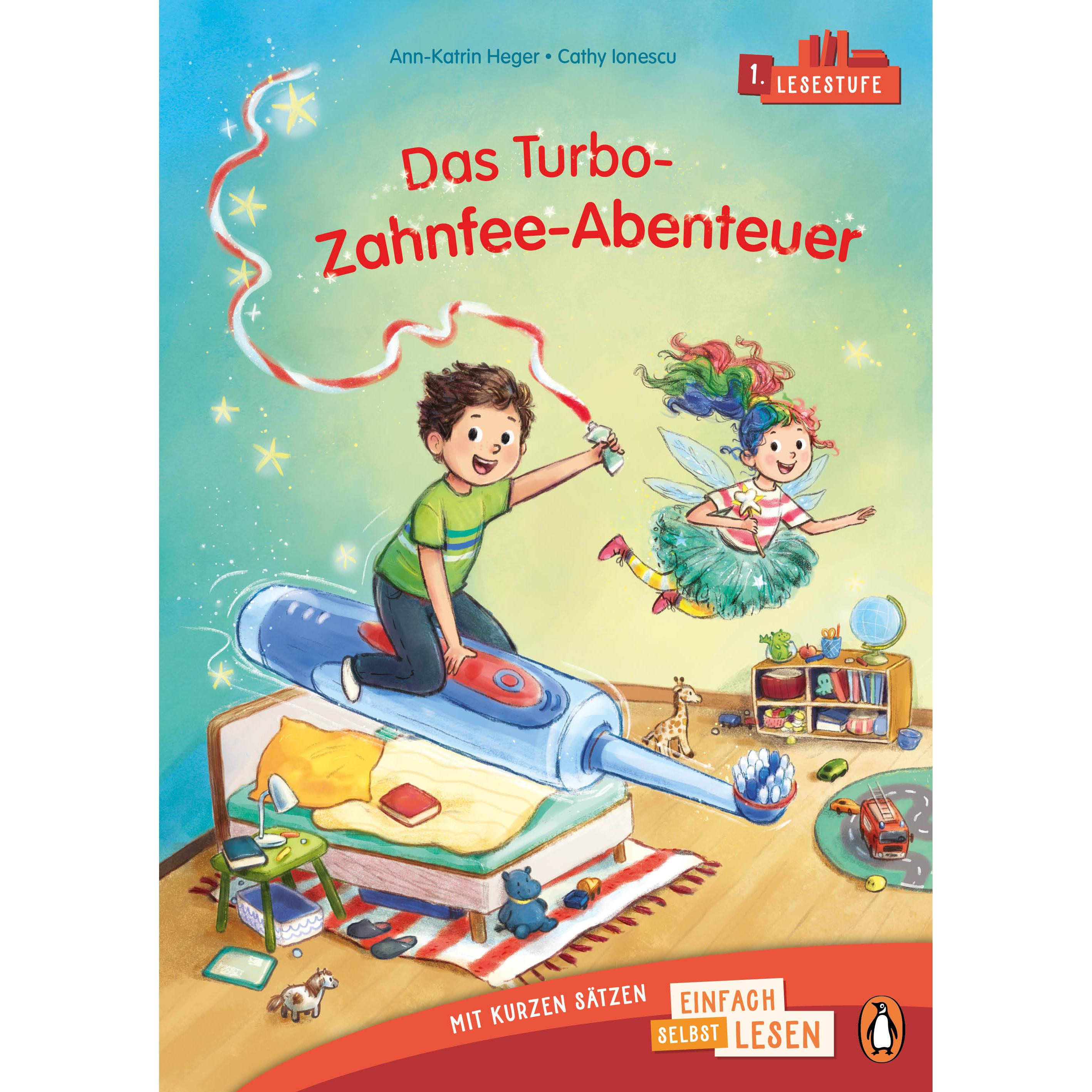 JUNIOR – Einfach selbst lesen: Das Turbo-Zahnfee-Abenteuer (Lesestufe 1), Kinderbücher von Ann-Katrin Heger