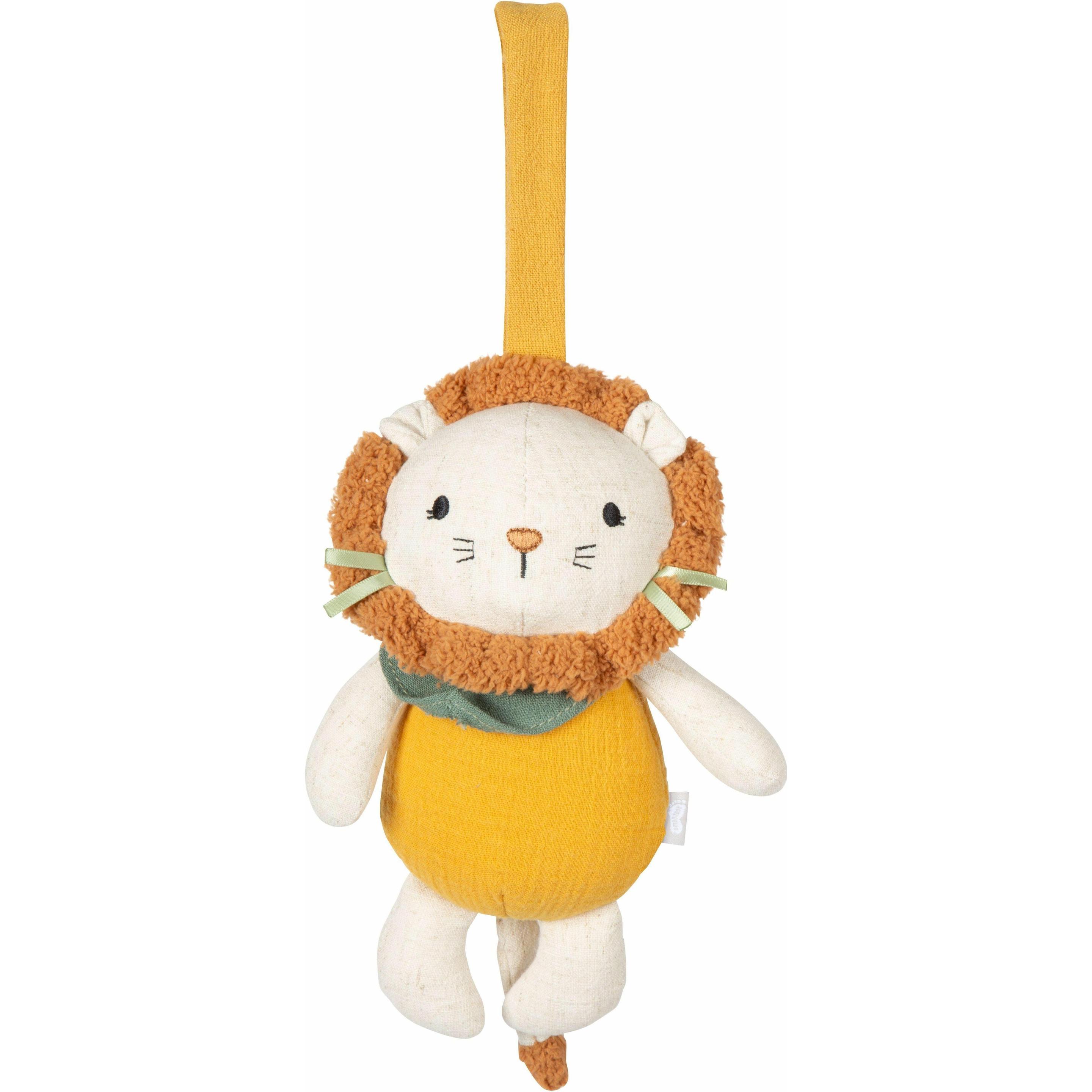 small foot, Carillon, Babyspielzeug Spieluhr aus Stoff „Little Lion“