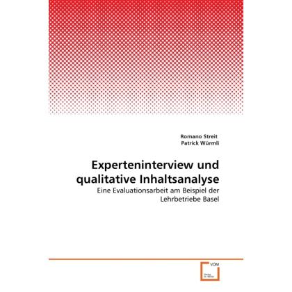 Experteninterview und qualitative Inhaltsanalyse, Fachbücher