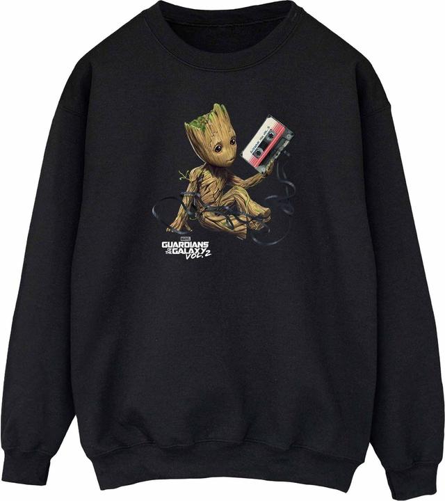 Actual product image Womens/Ladies Guardians Of The Galaxy Groot Tape Sweatshirt (S)