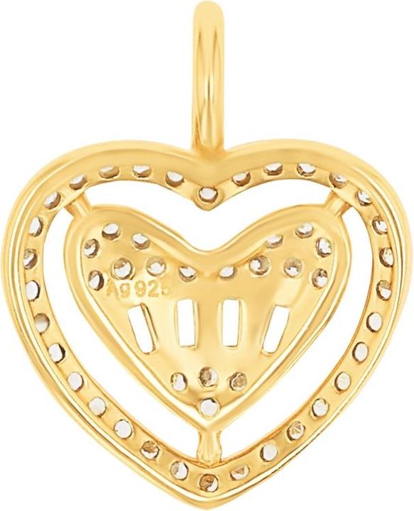 Immagine prodotto Amor Ciondolo Cupido da donna, argento 925, zirconi sintetici. | Cuore (Argento 925)